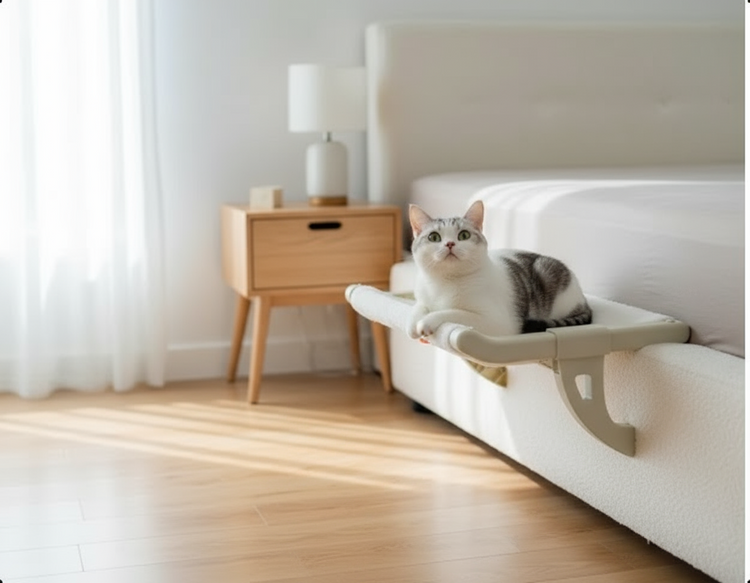 Universal Cat Hammock - Hanging Window & Bedside Cat Bed - PawsiFypets