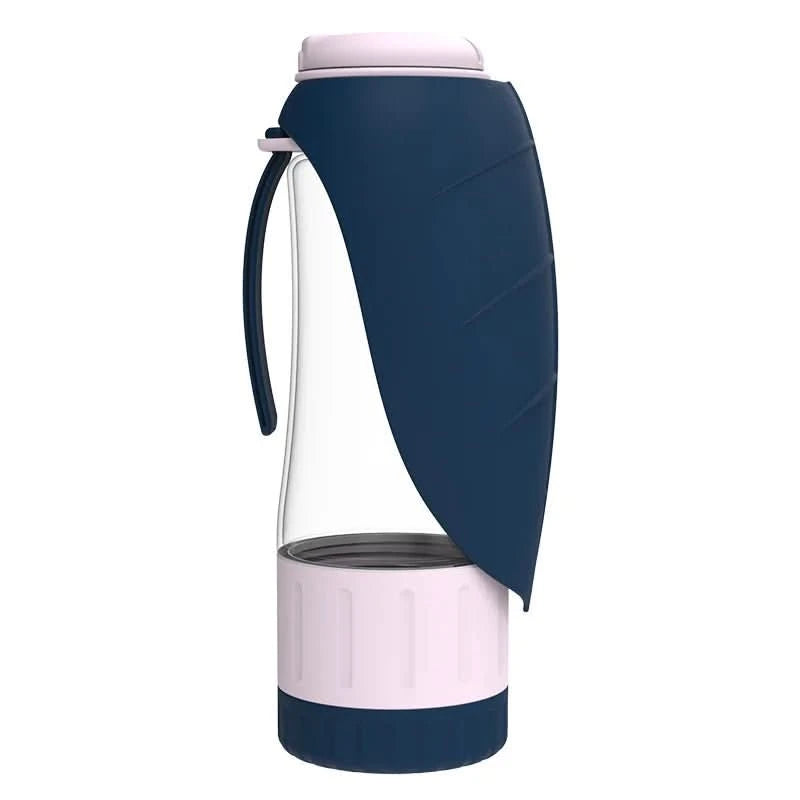Travel 2-in-1 Bottle Water & Food Bowl - PawsiFypets - Blue powder / one size PawsiFypets