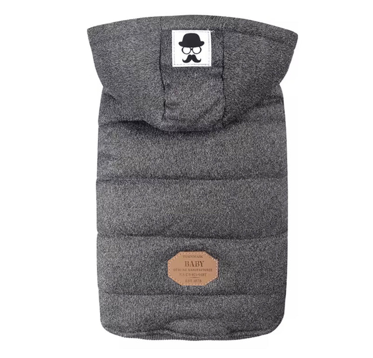 Winter Warm Pet Dog Clothes — Hooded Thick Cotton Coat & Jacket - PawsiFypets