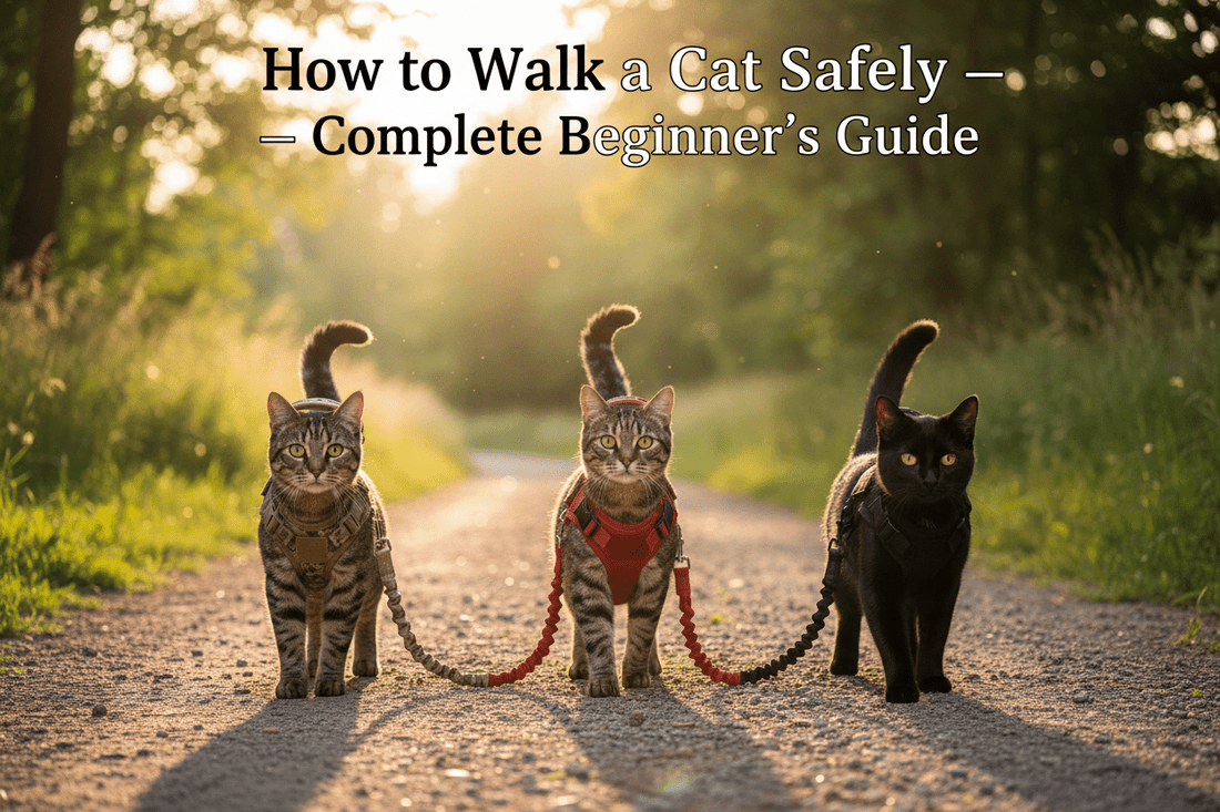 How to Walk a Cat Safely Complete Beginner's Guide - PawsiFypets