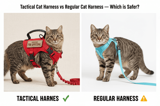 Tactical Cat Harness vs Regular Cat Harness Which is Safer? - PawsiFypets