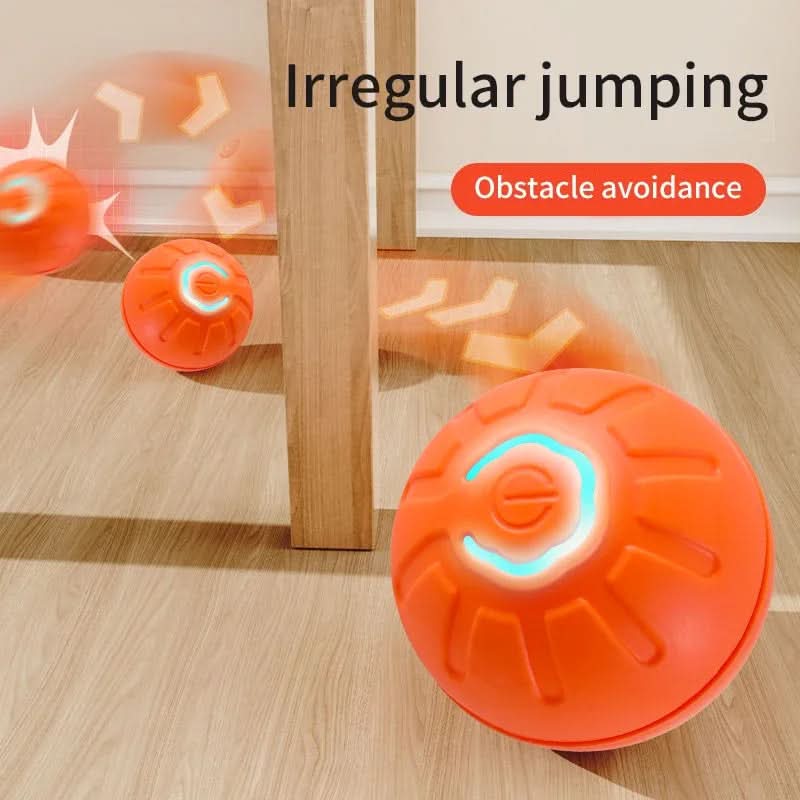 Interactive Smart Pet Toy Ball - USB Rechargeable Motion-Activated Dog Cat Toy - PawsiFypets Interactive Pet Toys - Jumping Ball Blue PawsiFypets