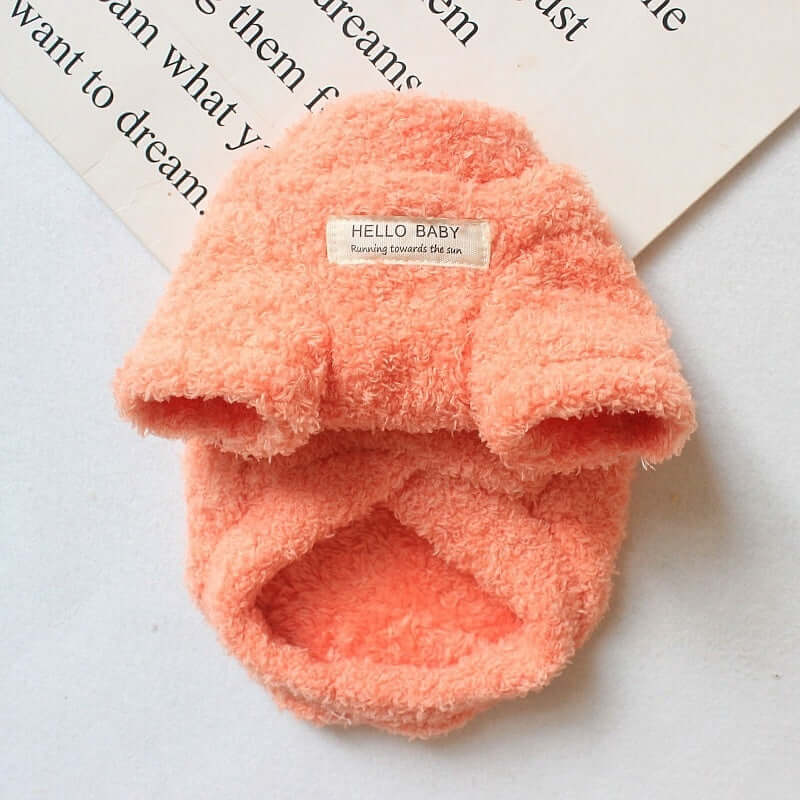 Plush velvet Winter Dog Coat - PawsiFypets Pet Outfit - XD Elastic Wool T Orange / S PawsiFypets