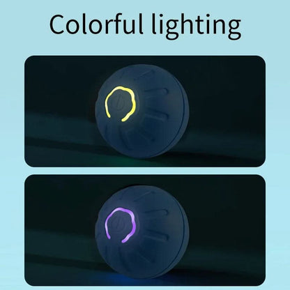 Interactive Smart Pet Toy Ball - USB Rechargeable Motion-Activated Dog Cat Toy - PawsiFypets Interactive Pet Toys - Jumping Ball Blue PawsiFypets