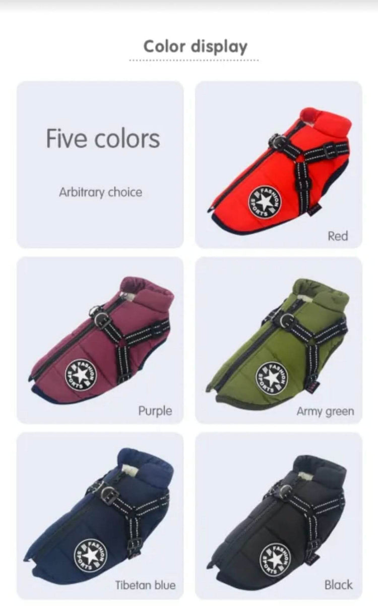 Autumn Winter Pet Clothing – Cozy Warm Outfits for Dogs & Cats - PawsiFypets Seasonal Pet Clothing - Red / S PawsiFypets