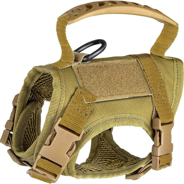 Cat Walking Harness with Secure Chest Strap - Escape-Proof Pet Harness - PawsiFypets Pet traveling Essential - Khaki PawsiFypets