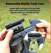 Dual Dog Leash with LED Night Safety 360 Swivel Tangle Free - PawsiFypets Dog Walking Accessories - Black / 3 M PawsiFypets