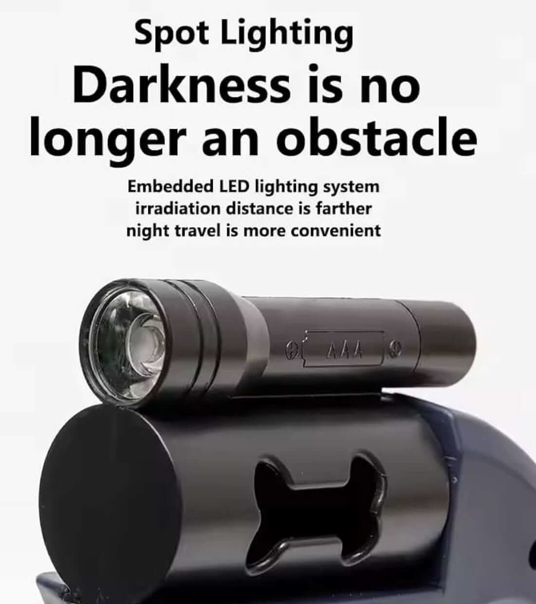 Dual Dog Leash with LED Night Safety 360 Swivel Tangle Free - PawsiFypets Dog Walking Accessories - Black / 3 M PawsiFypets