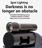 Dual Dog Leash with LED Night Safety 360 Swivel Tangle Free - PawsiFypets Dog Walking Accessories - Black / 3 M PawsiFypets