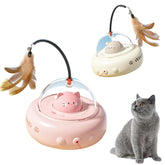 Electric Smart UFO Cat Teaser Toy - PawsiFypets Cat Toys & Scratchers - Cherry Blossom Powder My Store