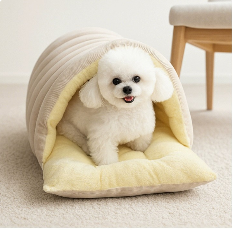 Autumn & Winter Enclosed Cat Bed – Detachable, for both cats & dogs - PawsiFypets