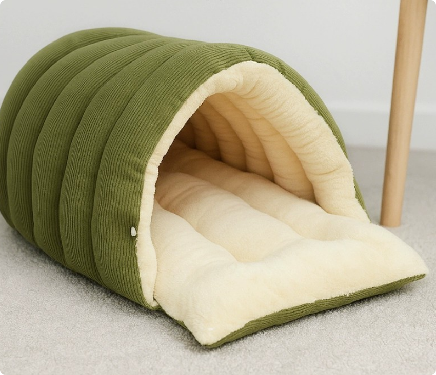 Autumn & Winter Enclosed Cat Bed – Detachable, for both cats & dogs - PawsiFypets