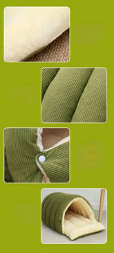 Autumn & Winter Enclosed Cat Bed – Detachable, for both cats & dogs - PawsiFypets