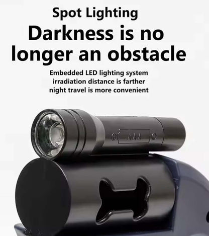 Dual Dog Leash with LED – Night Safety, 360° Swivel, Tangle-Free Leash for Two Dogs - PawsiFypets Dog Walking Accessories - Black / 3 M PawsiFypets