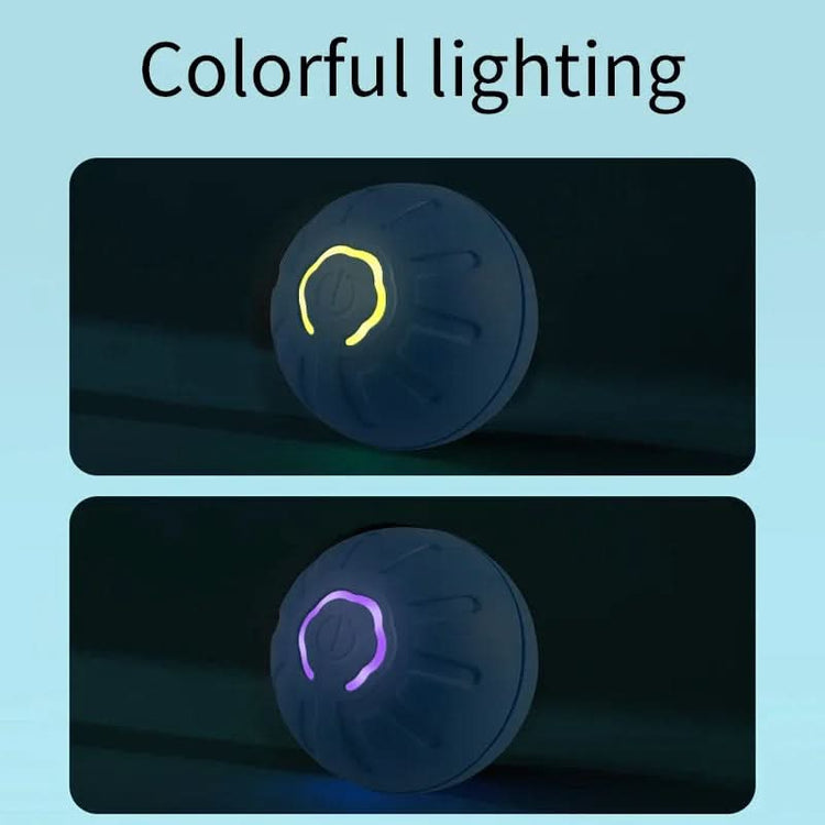 Interactive Smart Pet Toy Ball USB Rechargeable Motion Activated - PawsiFypets Interactive Pet Toys - Jumping Ball Blue PawsiFypets