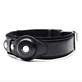 Leather GPS Dog Collar Holder - PawsiFypets - Black / S PawsiFypets