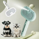 Pet Steam Brush with Water Mist Spray - PawsiFypets Pets Care - Green PawsiFypets