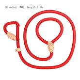 Pro Rope Collar Leash - PawsiFypets Pet traveling Essential - Red PawsiFypets