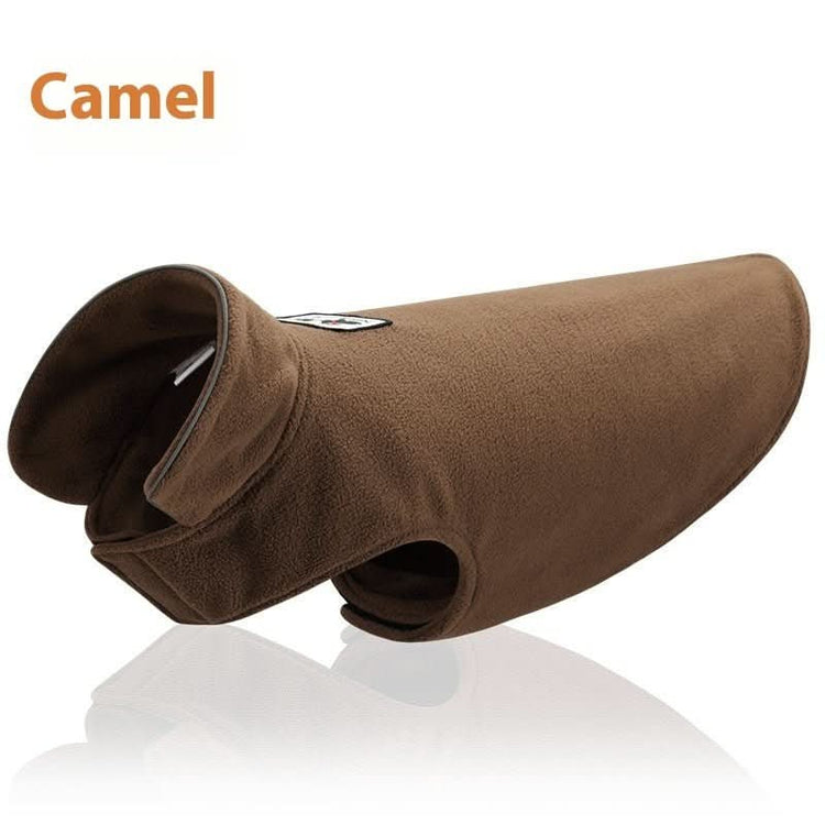 Reversible Dog Winter Coat - PawsiFypets Pet Outfit - Camel / XS PawsiFypets