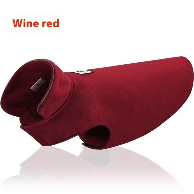 Reversible Dog Winter Coat - PawsiFypets Pet Outfit - Wine Red / XS PawsiFypets