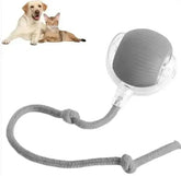 Rope Smart Pet Rolling Ball Toy - PawsiFypets Pet Toys - Gray PawsiFypets