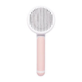 Self-Cleaning Pet Brush Hair Removal Comb for Dogs and Cats - PawsiFypets Pet Grooming Tools - Pink PawsiFypets