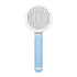 Self-Cleaning Pet Brush Hair Removal Comb for Dogs and Cats - PawsiFypets Pet Grooming Tools - Blue PawsiFypets