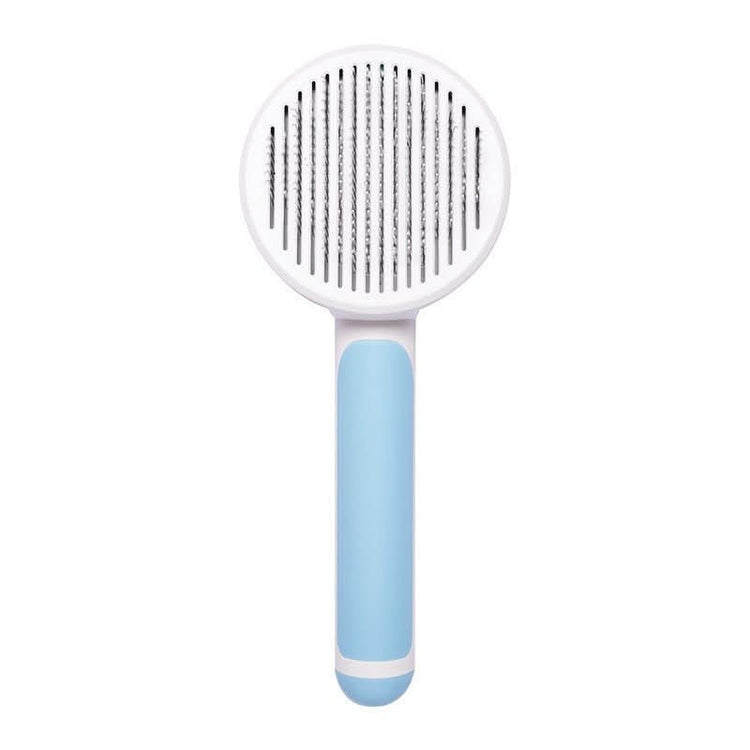 Self-Cleaning Pet Brush Hair Removal Comb for Dogs and Cats - PawsiFypets Pet Grooming Tools - Blue PawsiFypets