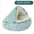 Semi-Closed Pet Bed - PawsiFypets Pet Beds - Green / 40cm PawsiFypets