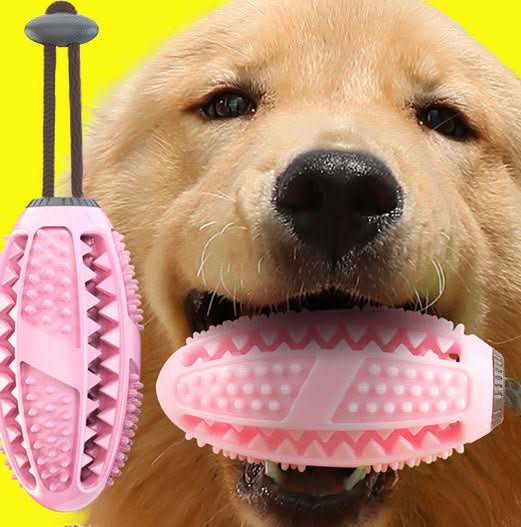 Silicon Suction Cup Interactive Dog Toy - PawsiFypets Pet Toys - pink chew PawsiFypets