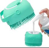 Silicone Pet Bath Brush - Gentle Massage Grooming Tool for Dogs & Cats - PawsiFypets Pet Grooming Tools - Pink PawsiFypets