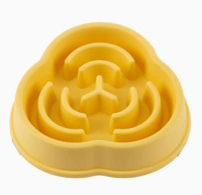 Slow Feeder Dog Bowl - PawsiFypets Pets Care - Conventional / 01 Style Yellow PawsiFypets