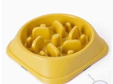 Slow Feeder Dog Bowl - PawsiFypets Pets Care - Conventional / 02 Style Yellow PawsiFypets