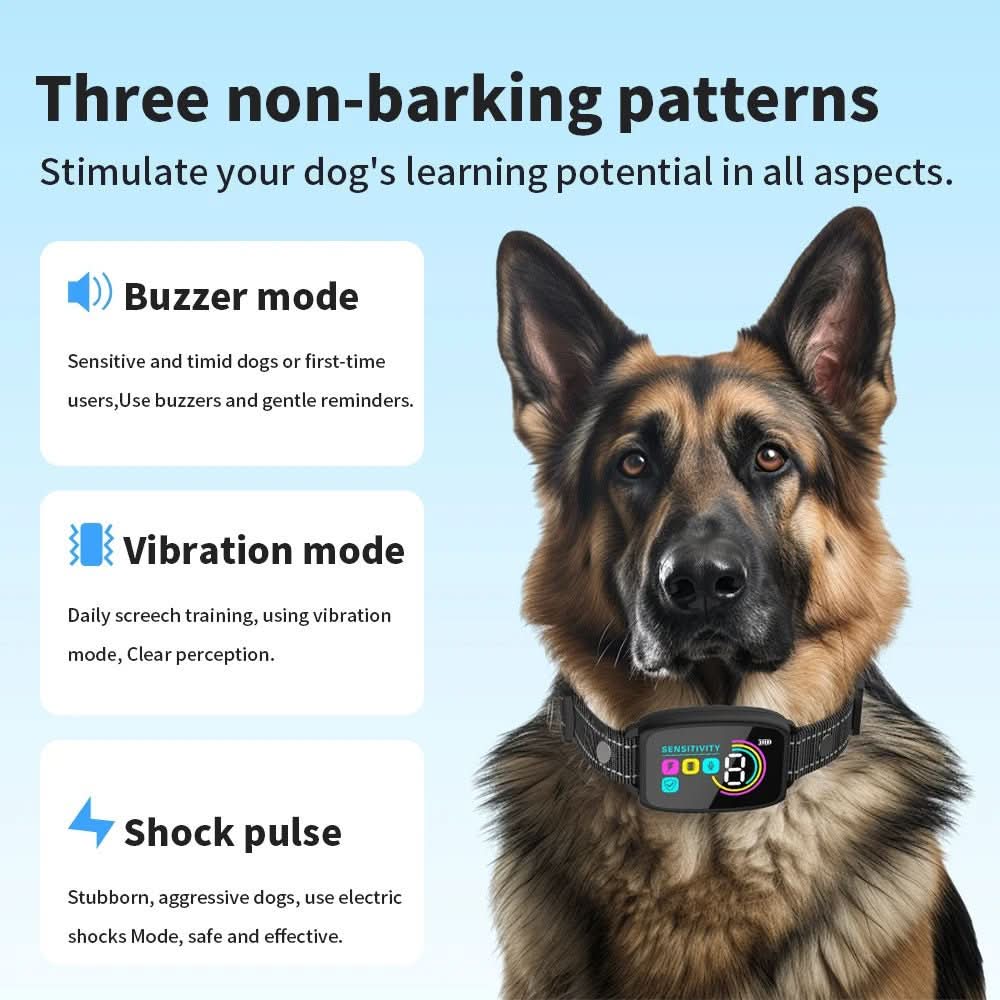 Smart Anti-Bark Fog Collar - PawsiFypets Pets Care - Black PawsiFypets