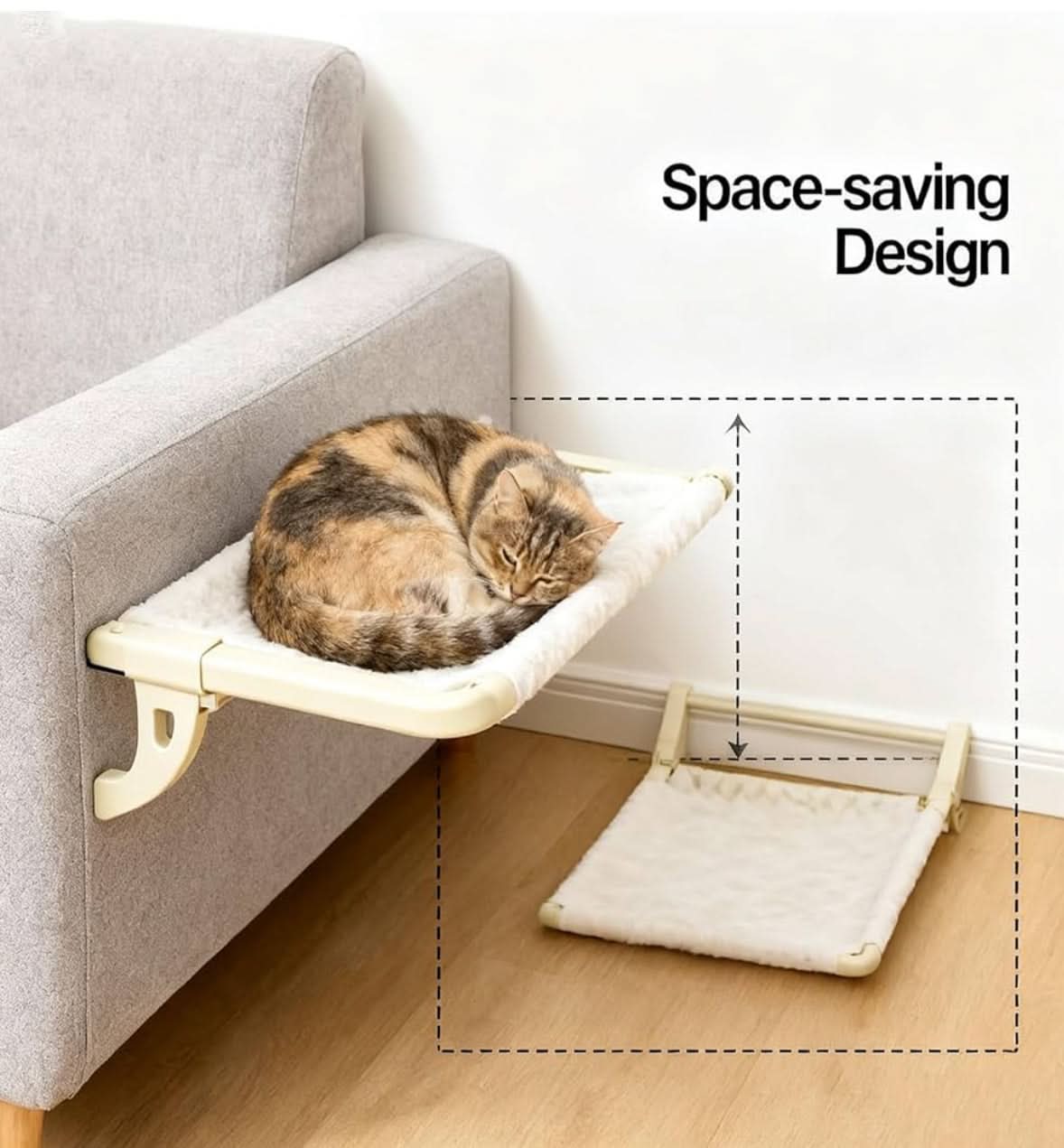 Universal Cat Hammock - Hanging Window & Bedside Cat Bed - PawsiFypets