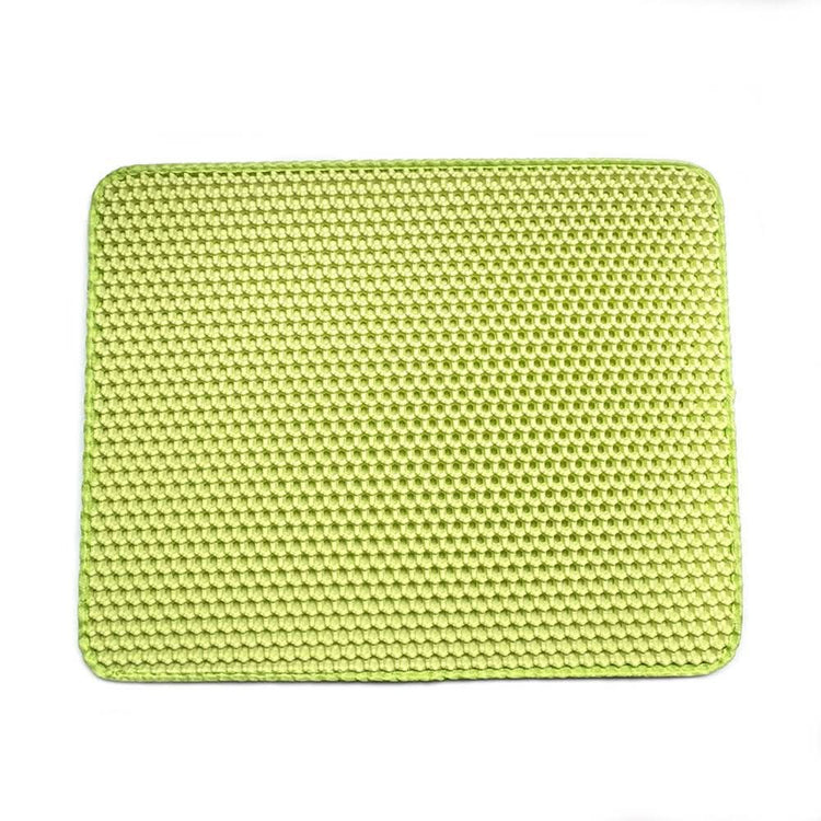 Waterproof Anti Splash Cat Litter Mat - Floor Protection & Easy Clean - PawsiFypets Cat Litter Accessories - Green / 30x30CM PawsiFypets