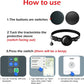 Instructions on how to use a tracker device with images and text.