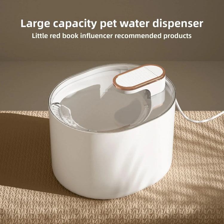 Automatic Pet Water Fountain – Circulating Cat & Dog Water Dispenser, Filtered Drinking Bowl - PawsiFypets