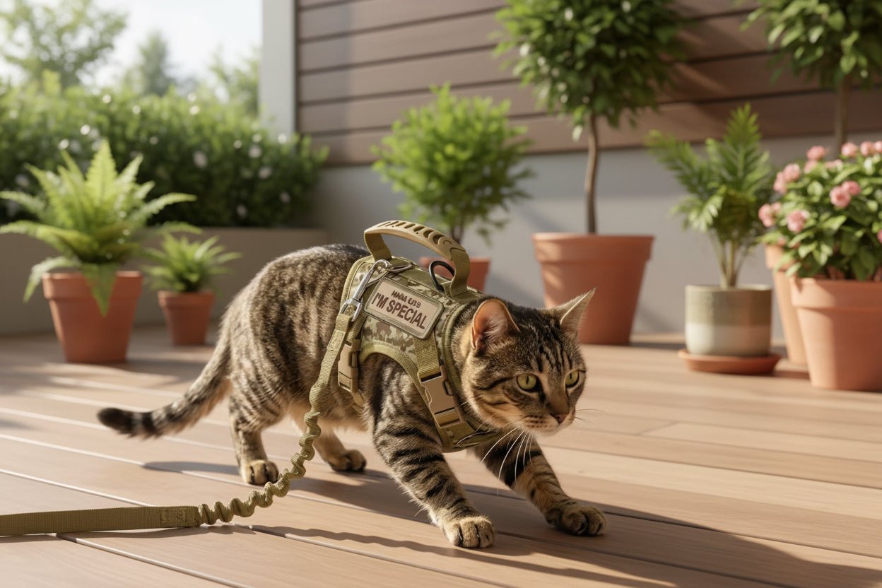 Cat Harness for Walking - Escape - Proof Cat Walking Harness with Secure Chest Strap - PawsiFypets