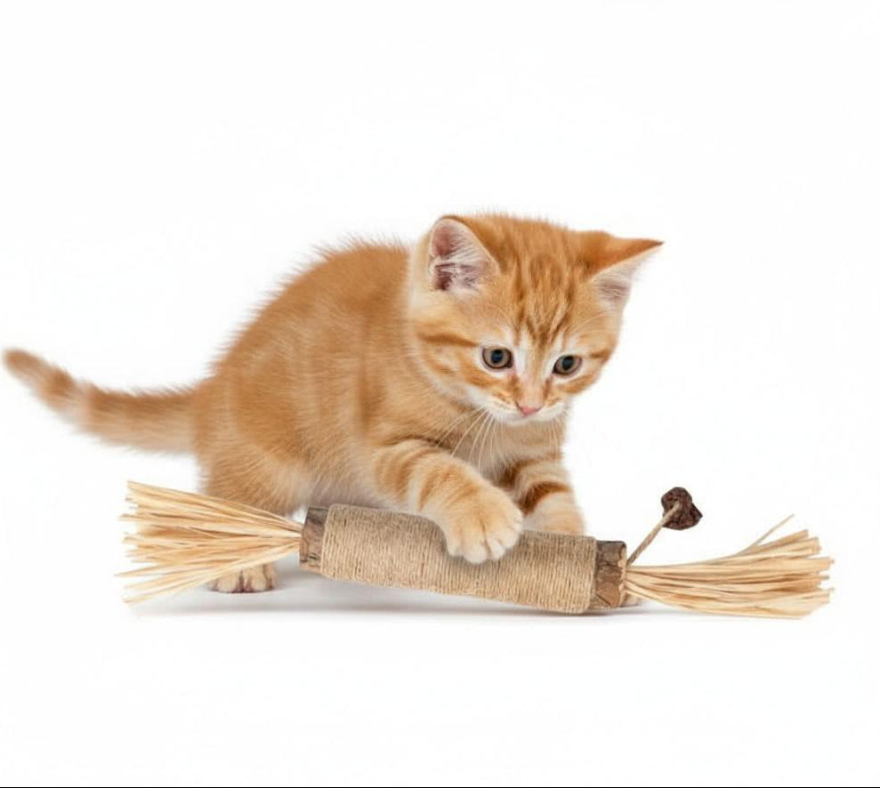 Catnip Teething Stick for Cats – Natural Dental Chew Toy for Healthy Teeth & Gums - PawsiFypets
