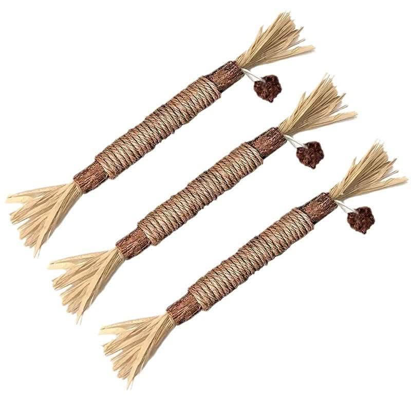 Catnip Teething Stick for Cats – Natural Dental Chew Toy for Healthy Teeth & Gums - PawsiFypets