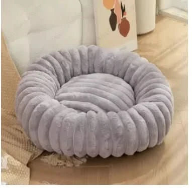 Cozy Cloud Plush Pet Bed - Ultra - Soft Round Bed for Dogs, Cats & Small Pets - PawsiFypets