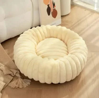 Cozy Cloud Plush Pet Bed - Ultra - Soft Round Bed for Dogs, Cats & Small Pets - PawsiFypets