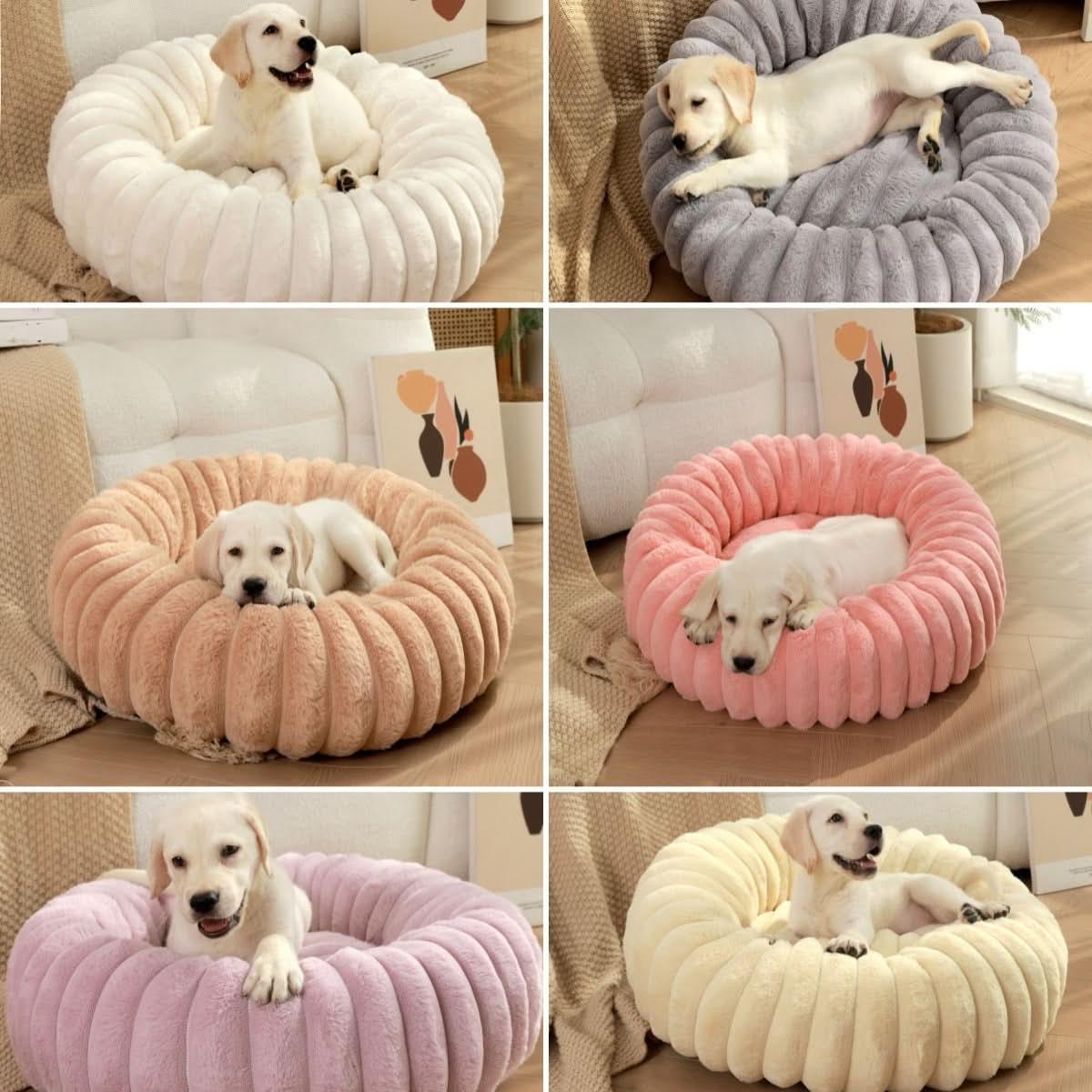 Cozy Cloud Plush Pet Bed - PawsiFypets