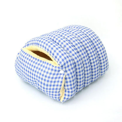 Cozy Enclosed Cat & Dog Bed – Cave - Style Pet House for Small Pets, Warm & Secure Sleeping - PawsiFypets