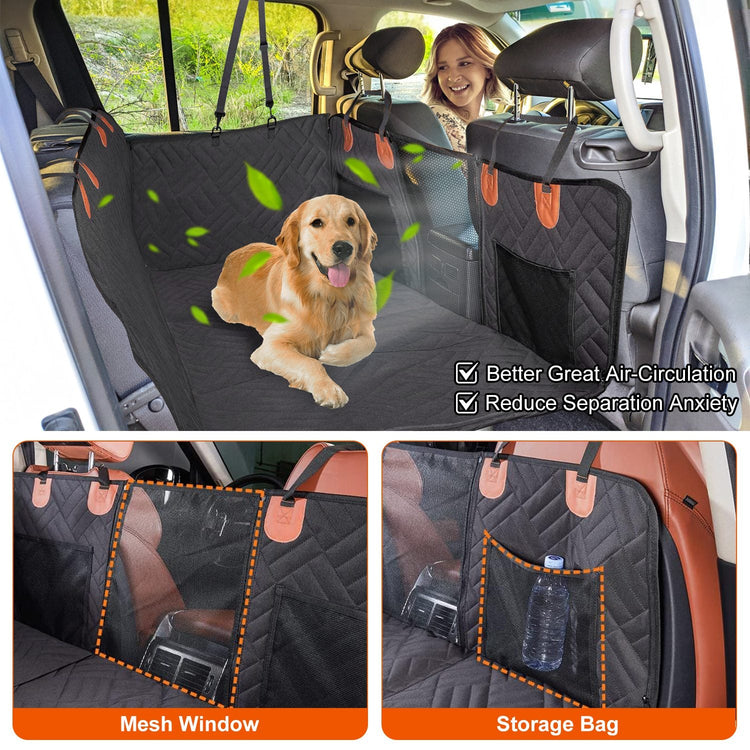 Dog Car Seat Cover | Waterproof Back Seat Hammock for Dogs - PawsiFypets