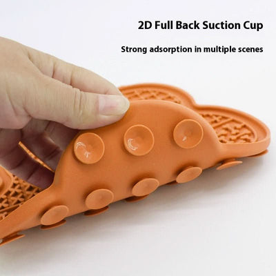 Silicone Dog Licking Mat - Anxiety Relief & Slow Feeding Enrichment Toy - PawsiFypets Dog Enrichment Toys - With Suction Cup / Octagonal Dogs And Cats Blue PawsiFypets