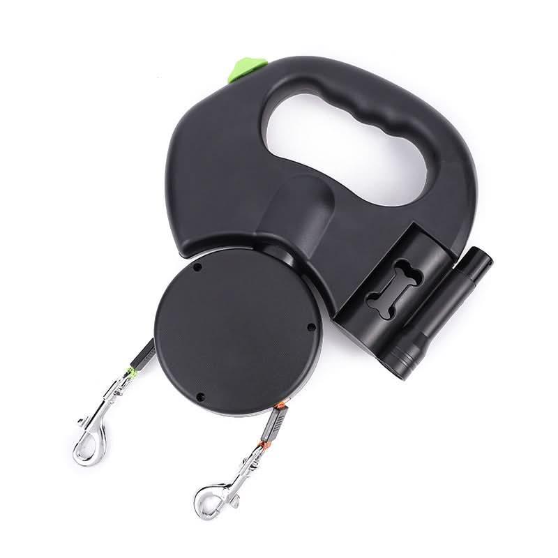 Dual Dog Leash with LED Night Safety 360 Swivel Tangle Free - PawsiFypets