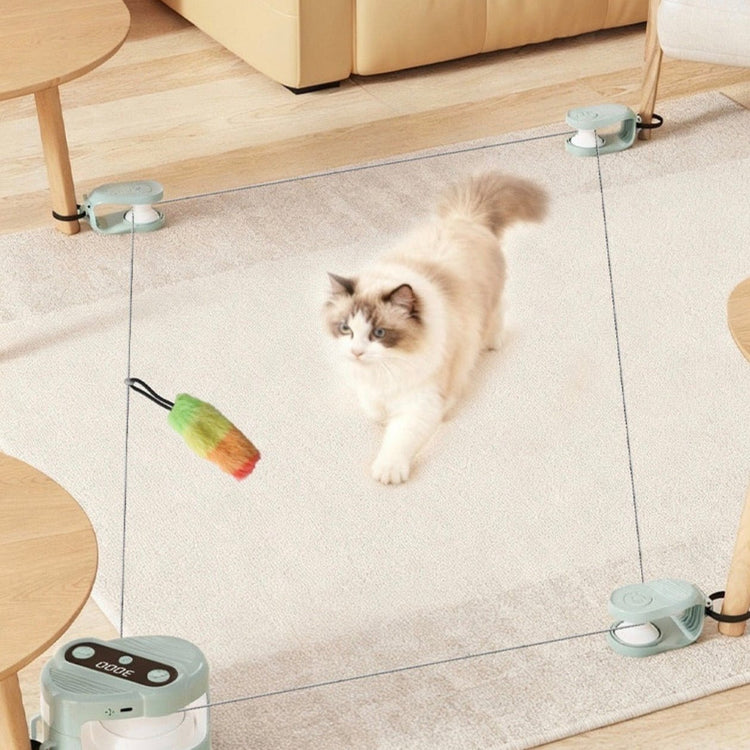 Electric Remote - Control Teaser Rod with Sound & Ball | interactive pet toy shop - PawsiFypets