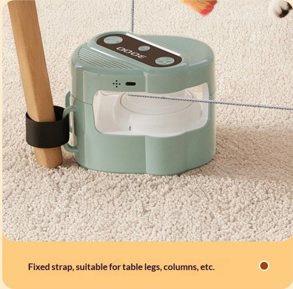 Electric Remote - Control Teaser Rod with Sound & Ball | interactive pet toy shop - PawsiFypets